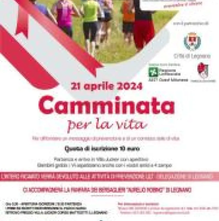 Camminata benefica per la Vita