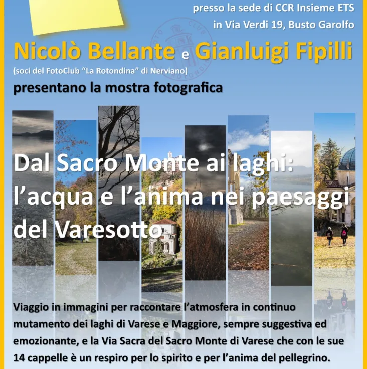 “Dal Sacro Monte ai Laghi” - i paesaggi d’acqua e spirituali del Varesotto