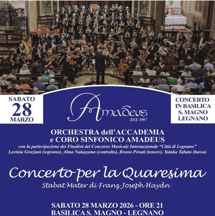 Concerto per la Quaresima: Stabat Mater di F.J.Haydin - Orchestra e Coro Sinfonico Amadeus