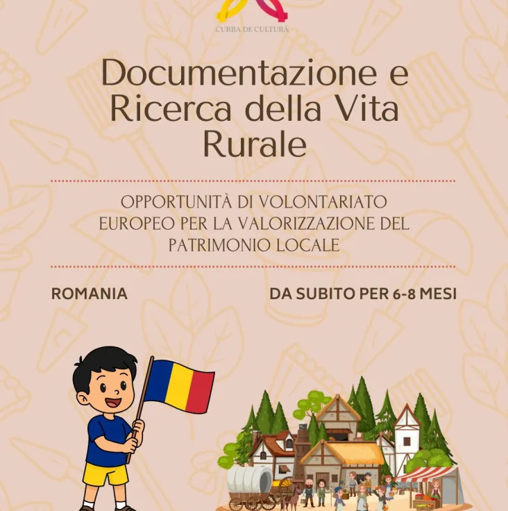 Opportunità di volontariato europeo per la valorizzazione del patrimonio locale