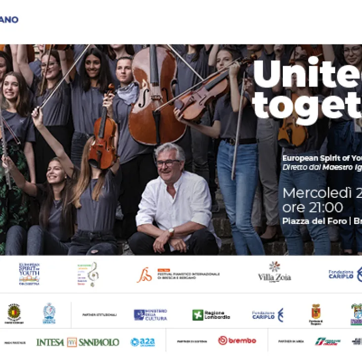UNITED TOGETHER 2023 - IL CONCERTO 26 LUGLIO ORE 21:00 PIAZZA DEL FORO A BRESCIA