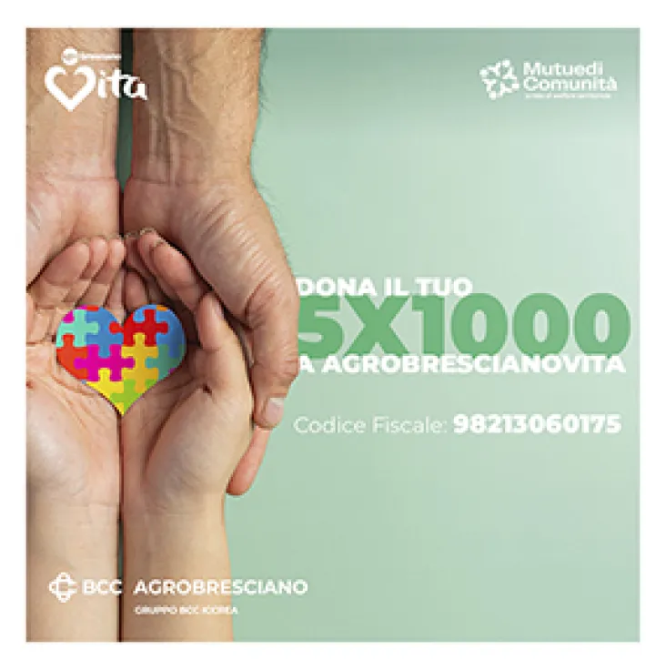 Dona il tuo 5x1000 a AgrobrescianoVita